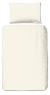 Obrázok produktu pre Dobré ráno, posteľná bielizeň "Uni" – krémová – (140x200 cm) – 100 % bavlna