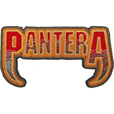 Produktbild von Pantera Fangs Logo Aufnäher zum Aufnähen
