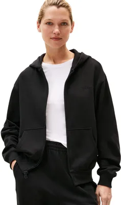 Produktbild von Tommy Hilfiger Damen Hoodie mit Reißverschluss Full Zip mit Kapuze, Schwarz (Bla