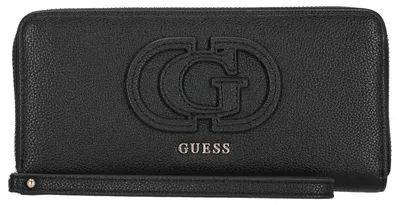 Obrázek produktu pro Guess Isola SLG Large Zip – peněženka 12cc 20 cm (černá)
