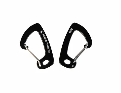 Immagine prodotto di Ticket To The Moon Moschettone ultraleggero 6kN - coppia, moschettone, nero, 45 mm, 26 mm, 6 g