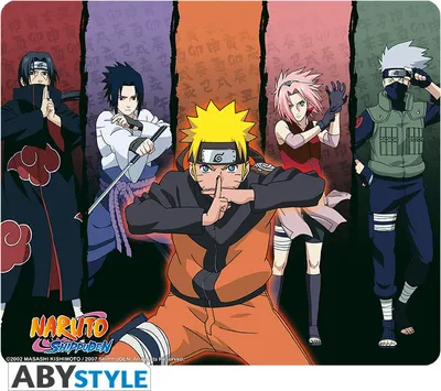 Image de TAPIS DE SOURIS FLEXIBLE Naruto Shippuden Groupe