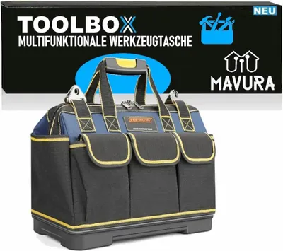 Immagine prodotto di TOOLBOX Borsa per attrezzi Borsa da lavoro Borsa per artigiani Borsa per il montaggio Cassetta per attrezzi