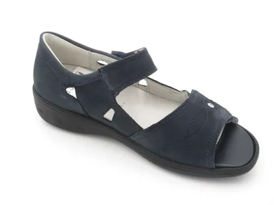 Produktbild von WALDLÄUFER Damen  Sandalen & Sandaletten blau Gr. 7