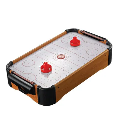 Obrázok produktu pre Mini stolný hokej, 51x31cm, vzduchový hokej s elektrickým ventilátorom, prenosný, pre deti a rodinu, vzdelávacia a zábavná hra, darček pre chlapcov