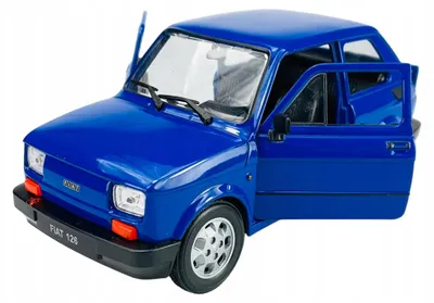 Produktbild von Welly Fiat 126p Maluch Blau Diecast Modell 1:21