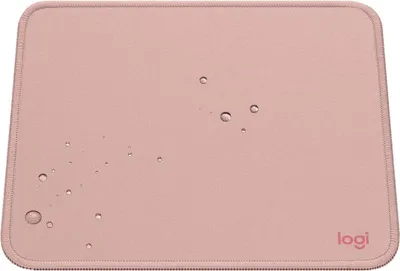 Produktbild von Logitech Mouse Pad - Studio Series, Computer-Mauspad mit Anti-Rutsch-Gummiboden, Leichtes Gleiten, Spritzwassergeschtzt, Langlebige Materialien, Tragbar, Frisches, modernes Design - Rosa