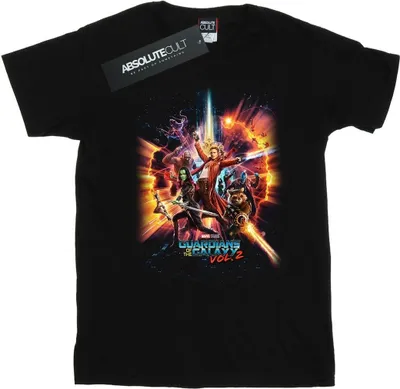 Produktbild von Marvel - "Guardians Of The Galaxy Vol. 2" T-Shirt für Herren BI28501 (S) (Schwarz)
