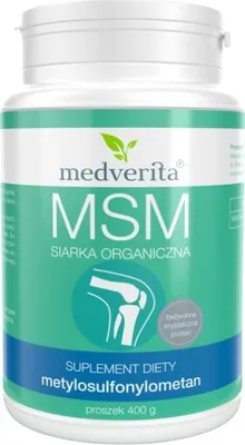 Produktbild von MEDVERITA MSM organischer Schwefel FÜR GELENKE 400 g
