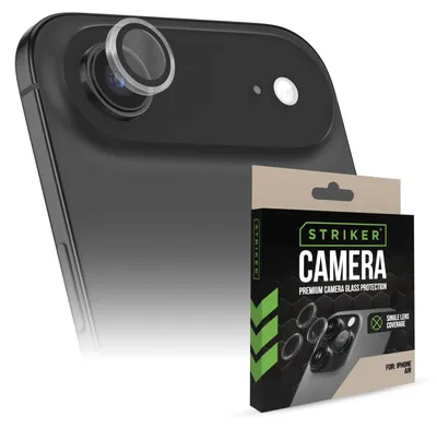 Imagen del producto de Protector de pantalla de vidrio transparente para cámara, modelo "Striker", compatible con Apple iPhone 17 Air