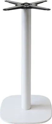 Zdjęcie produktu dla Podstawa do wysokiego stołu, model o wysokości 110 cm, okrągła, biała