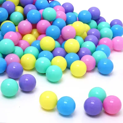 Produktbild von 50 farebných loptičiek do bazéna 5,5 cm detské loptičky na hranie detské hračky plastové loptičky