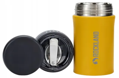 Produktbild von Rockland Meteor Thermos Essensbehälter 500ml mit Löffel Gelb