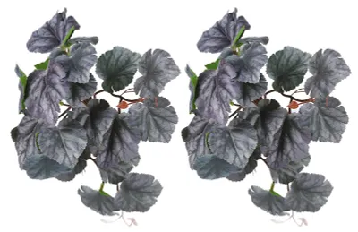Immagine prodotto di 2 piante artificiali per terrari e acquari