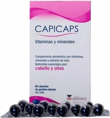 Produktbild von Menarini Capicaps Haare und Nägel 60 Kapseln