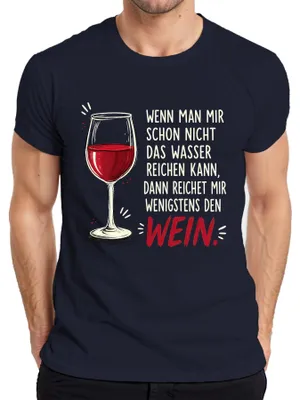 Immagine prodotto di Maglietta "Spruch Lustig Geschenk Damen Vino Herren", colore blu navy, taglia XL