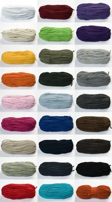 Baumwollkordel 6 mm, 50 m, weiß