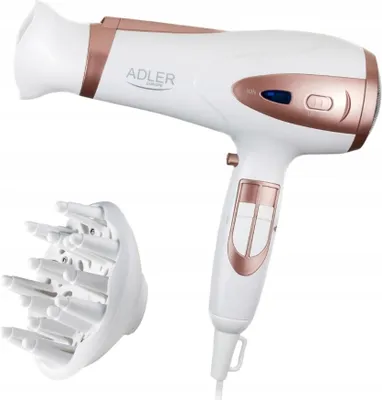 Obrázek produktu pro Fén Adler AD 2248 Ionizační funkce s difuzérem 2400 W Bílý