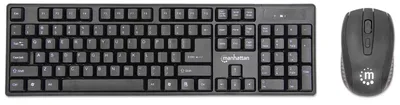 Produktbild von Manhattan Wireless Desktop Set mit Funktastatur und Funkmaus