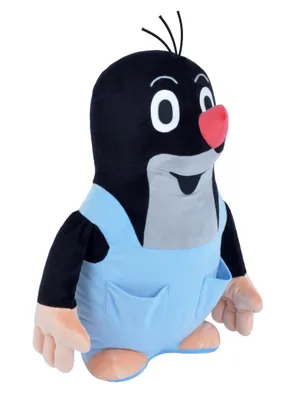Produktbild von Kuscheltier Der kleine Maulwurf mit Hose 50 cm Schwarz/Blau, 43917C