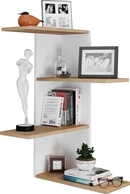 Immagine prodotto di Holz Wandregal Eckregal Regal Balos