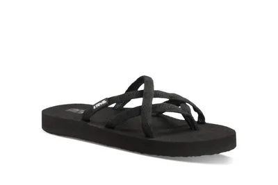 Produktbild von Teva Olowahu, Weiblich, Erwachsener, Flip-Flops, Schwarz, Einfarbig, Flacher Absatz