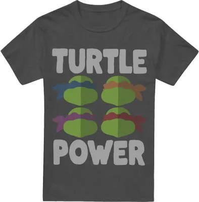 Produktbild von Teenage Mutant Ninja Turtles - "Turtle Power" T-Shirt für Herren/Damen Uni TV15205 (S) (Holzkohle)