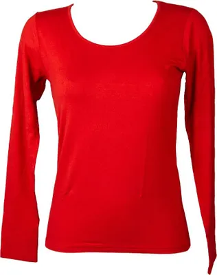 Immagine prodotto di Maglietta t-shirt girocollo donna manica lunga calda viscosa RAGNO articolo 076629, 4-QUARTA (EU M - F 3 - USA S - GB 34), Viscosa 94%,Spandex 6%