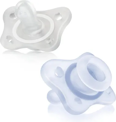 Obrázok produktu pre Chicco cumlík silikónový 0 2 mesiace 2 ks sada Trio PhysioForma ;Chicco cumlík silikónový 0 2 mesiace 2 ks sada Trio PhysioForma