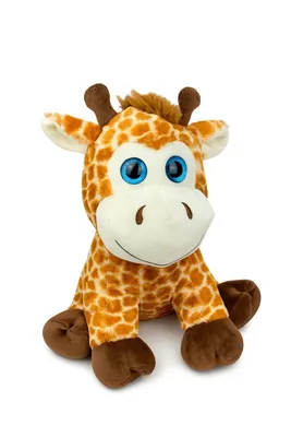 Produktbild von Plüschtier Giraffe 40 cm gelb braun – Weiches Kuscheltier, Stofftier