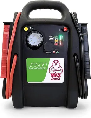 Obrázek produktu pro Startovací zařízení pro automobily a dodávky – Startovací booster – 2200A (špičkový proud) – 22 Ah – S LED svítilnou
