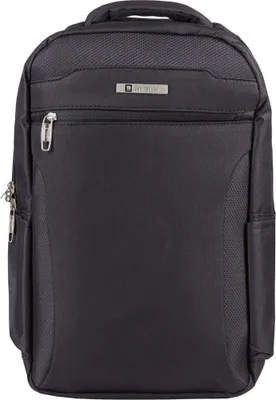 Produktbild von schwarzer Reiserucksack 40x20x25 cm Handgepäck mit Tragegriff und Kofferhalterung
