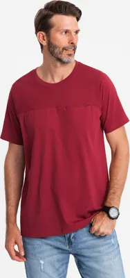 Immagine prodotto di Ombre Clothing T-shirt da uomo a maniche corte Gamedaae rosso S