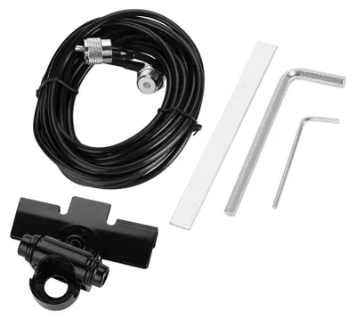 Productafbeelding van Autoantenne Universeel - Antenne Beugel - Antenne Kabel 5 m - Antenne Haaienvin - Antenne Radio - Deckelmontage