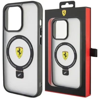 Produktbild von Etui Ferrari Ring Stand 2023 Sammlung Magsafe Do Iphone 15 - Przezroczyste