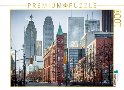 Produktbild von CALVENDO Puzzle Gooderham Gebäude | 1000 Teile Lege-Größe 64x48cm Foto-Puzzle für glückliche Stunden