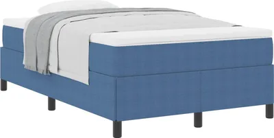 Produktbild von Boxspringbett Blau 120 x 200 cm Cordstoff