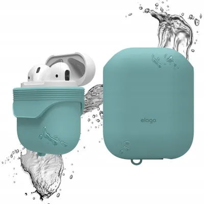Obrázok produktu pre Elago Vodotesné puzdro pre AirPods 1 a 2 v koralovo modrej farbe