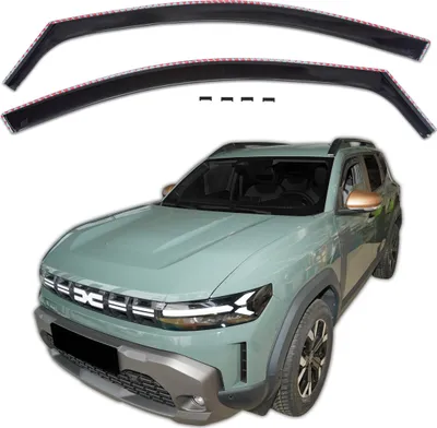 Image de GP Déflecteurs Deflecteurs D'Air Pour Dacia Duster 3 Depuis 2024 5 Portes 2pcs, Aérodynamique, Montage Facile