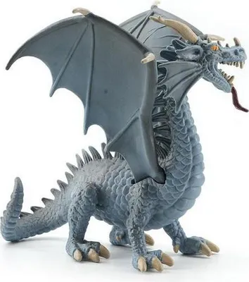 Immagine prodotto di F - Figurina Drago grigio 15,5 cm