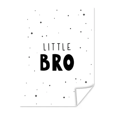 Produktbild von MuchoWow® Poster Sprichwörter - Kind - Jungen - Kleiner Bruder - Zitate 90x120 cm - Wohnzimmer