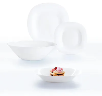 Obrázek produktu pro Nádobí Luminarc Carine Blanco White Glass 19 kusů