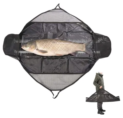 Productafbeelding van 125 cm vishakmat, meetbereik 0-100 cm, waterdichte vislandingsmat