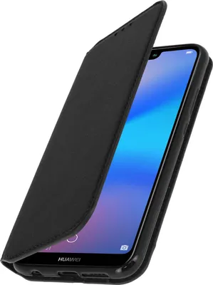 Image de Avizar, étui rabattable avec fonction support pour Huawei P20 Lite, noir