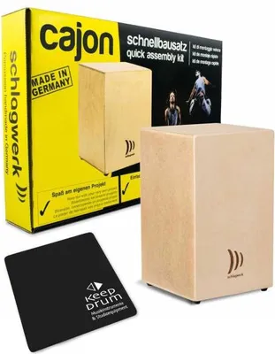 Zdjęcie produktu dla Zestaw cajon Schlagwerk CBA20S z podkładką pod siedzenie