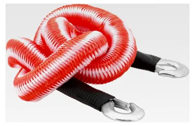 Produktbild von Elastisches Abschleppseil 3000kg mit Karabinern