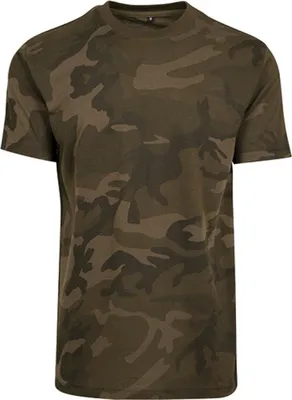 Produktbild von Build Your Brand Camo Round Neck Tee