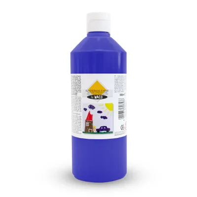Produktbild von WACO Kindermalfarbe 500ml blau