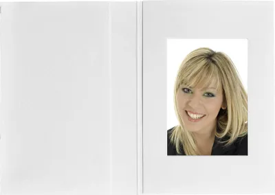 Immagine prodotto di 1x100 cartelle fototessera Daiber bianco opaco 4,5x6,5 cm