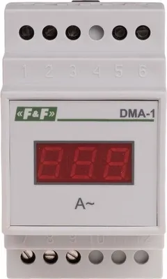 Zdjęcie produktu dla Wyświetlacz prądu DMA-1 Cyfrowy wyświetlacz jednofazowy półśredni 50/5A F&F